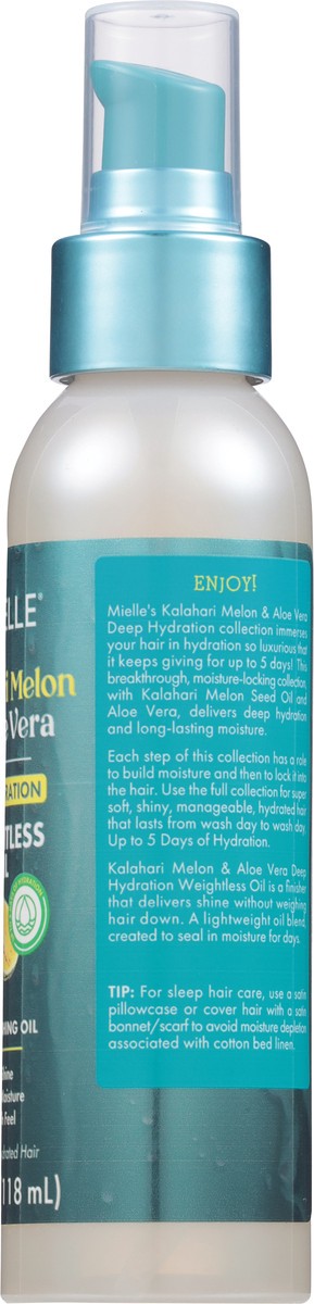 slide 6 of 13, Mielle Kalahari Melon & Aloe Vera Deep Hydration Weightless Oil, 4 Oz, 4 oz