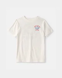 Carter's Boys Piranha Graphic Tee - Ivory Cream L