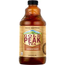 Gold Peak Unsweetened Black Tea Bottle, 64 fl oz