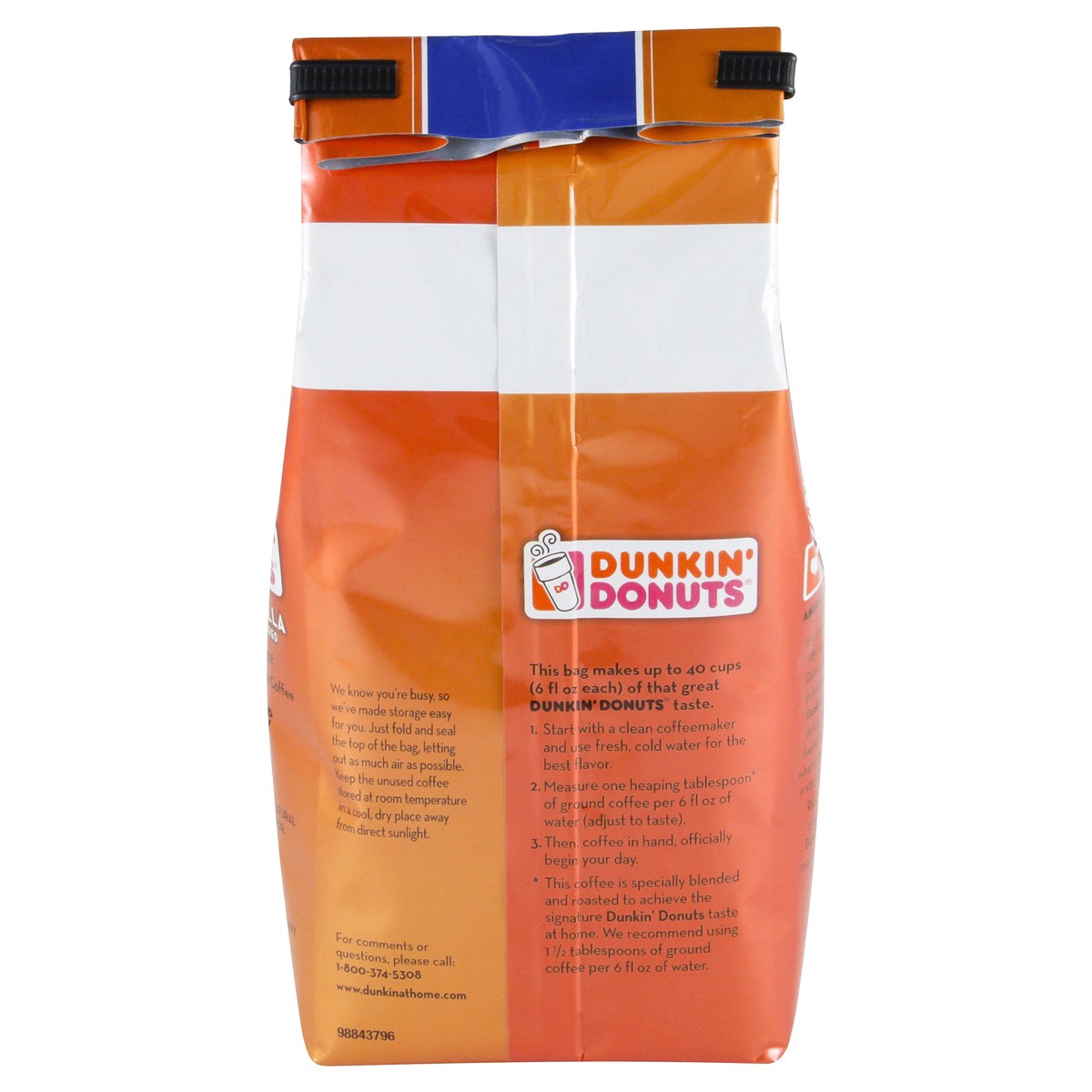 slide 4 of 4, Dunkin' Dunkin’ French Vanilla Artificially Flavored Ground Coffee, 12 Oz. Bag, 12 oz