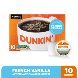 Dunkin' French Vanilla Coffee K-Cups - 10 ct