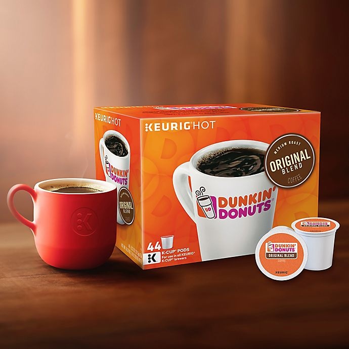 slide 7 of 8, Dunkin' Original Blend Coffee Keurig K-Cup Pods, 44 ct