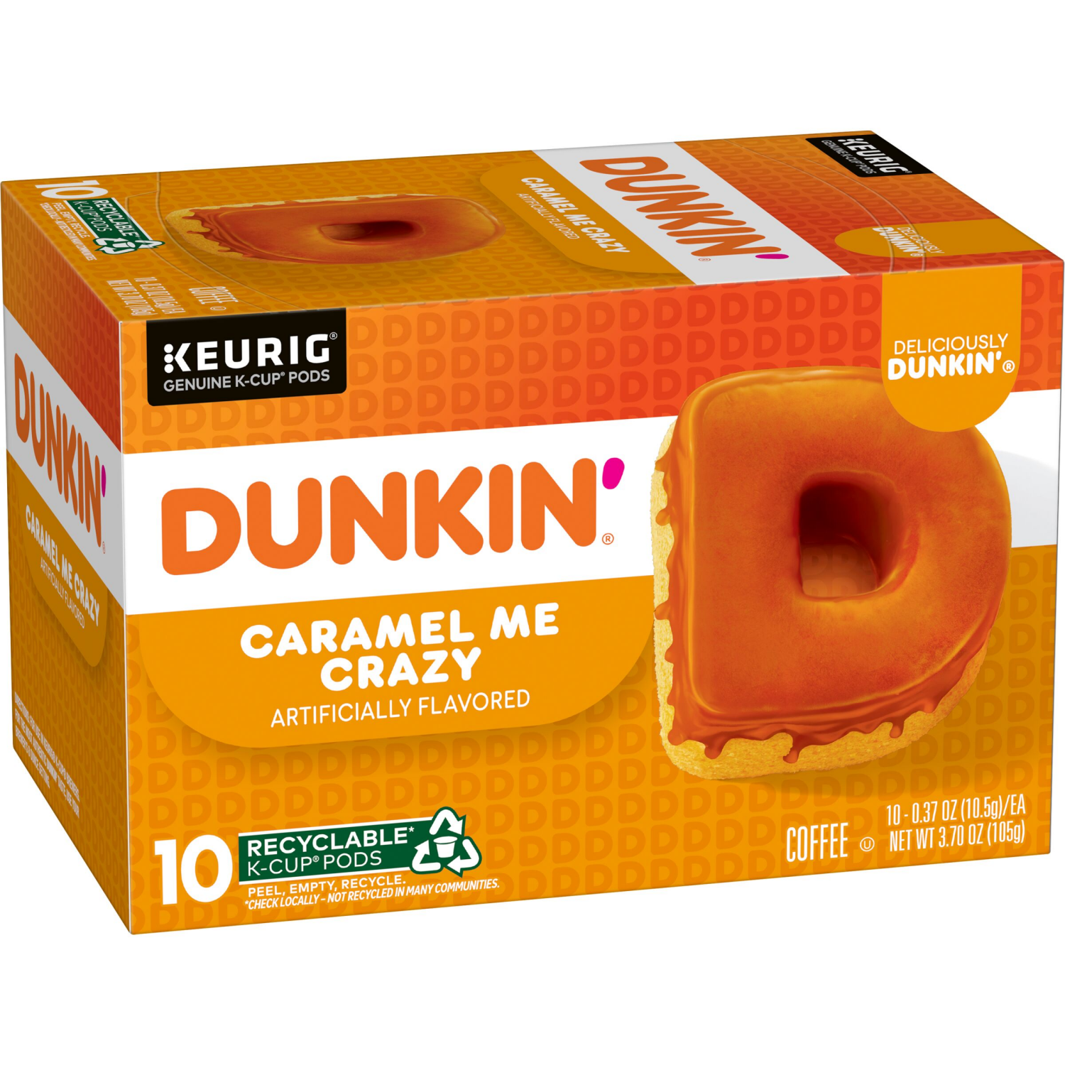slide 6 of 7, Dunkin' Dunkin Donuts Bakery Series Coffee K-Cup Pods Caramel Coffee Cake - 3.7 oz, 3.7 oz