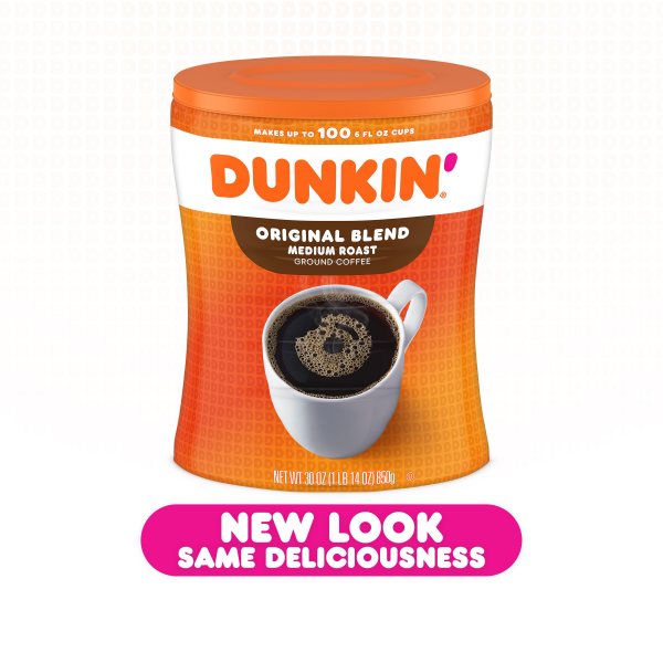 slide 24 of 29, Dunkin' Medium Roast Original Blend Ground Coffee - 30 oz, 30 oz