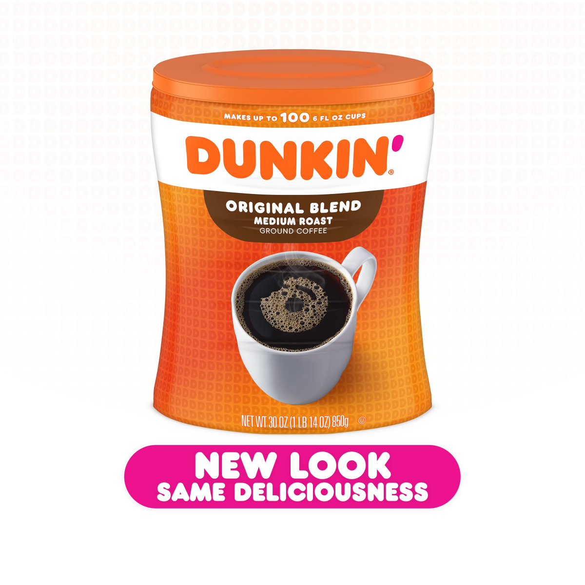 slide 8 of 29, Dunkin' Medium Roast Original Blend Ground Coffee - 30 oz, 30 oz