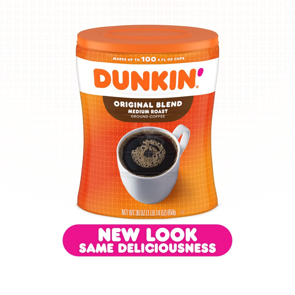 slide 26 of 29, Dunkin' Medium Roast Original Blend Ground Coffee 30 oz, 30 oz