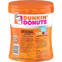 slide 13 of 13, Dunkin' Original Blend Medium Roast Ground Coffee, 30 oz