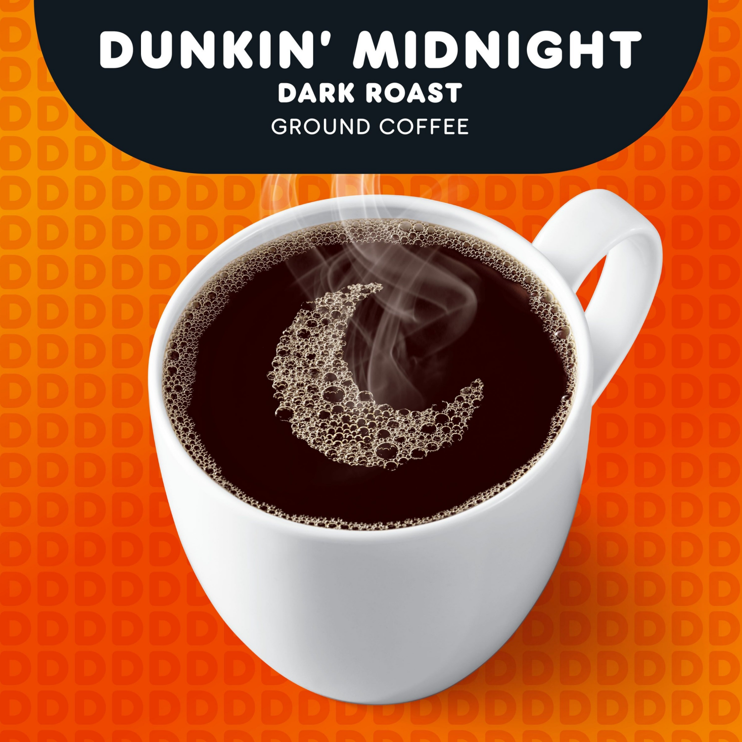 slide 2 of 7, Dunkin' Dunkin’ Midnight Dark Roast Ground Coffee, 16.5 Oz. Bag, 16.5 oz