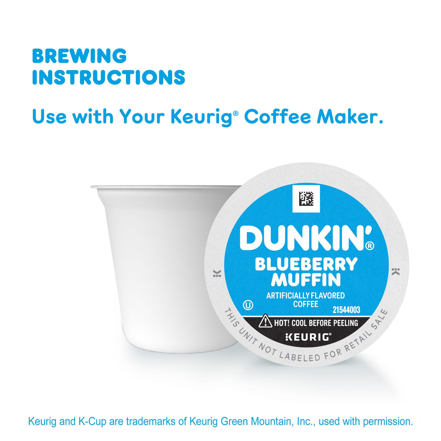 slide 8 of 8, Dunkin' Dunkin’ Mint Chip Artificially Flavored, Dark Roast, Coffee, Keurig K-Cup Pods, 10 Count Box, 10 ct