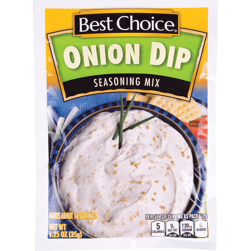 slide 1 of 1, Best Choice Onion Dip Seasoning Mix, 1.25 oz