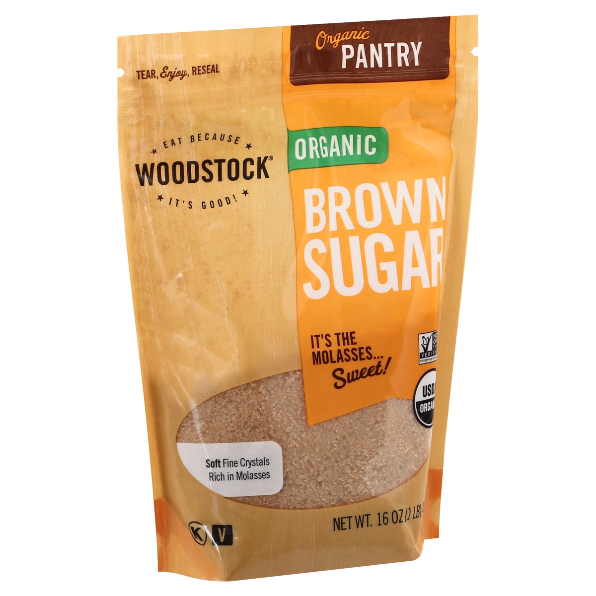 slide 9 of 13, Woodstock Organic Brown Sugar 16 oz, 16 oz