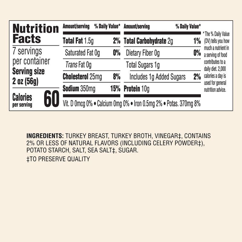 slide 4 of 4, All Natural Oven Roasted Turkey Breast - 14oz - Good & Gather™, 14 oz