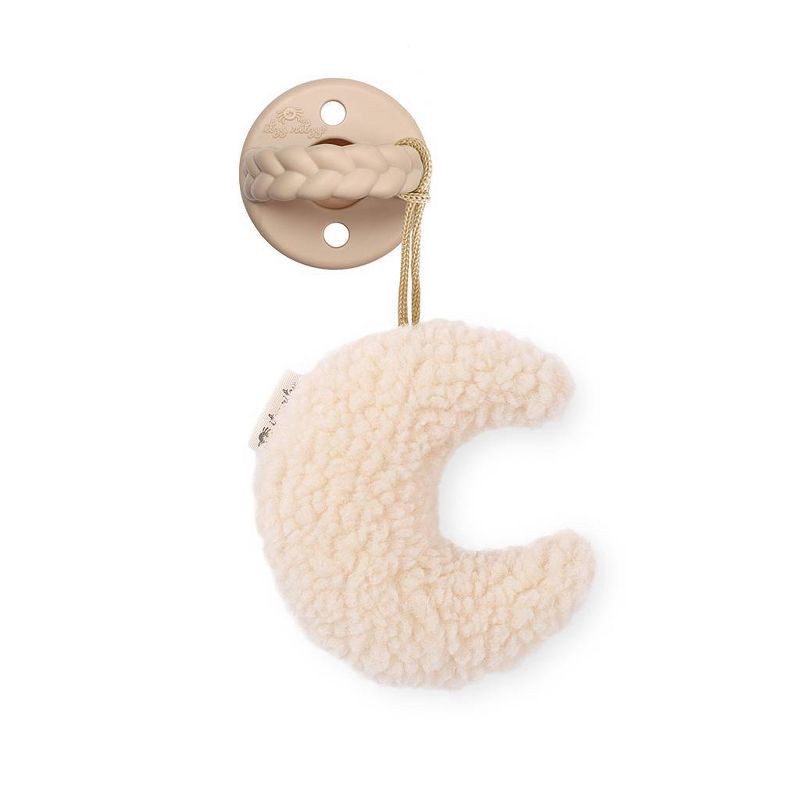 slide 2 of 5, Itzy Ritzy Sweetie Pal Pacifier - Moon, 1 ct