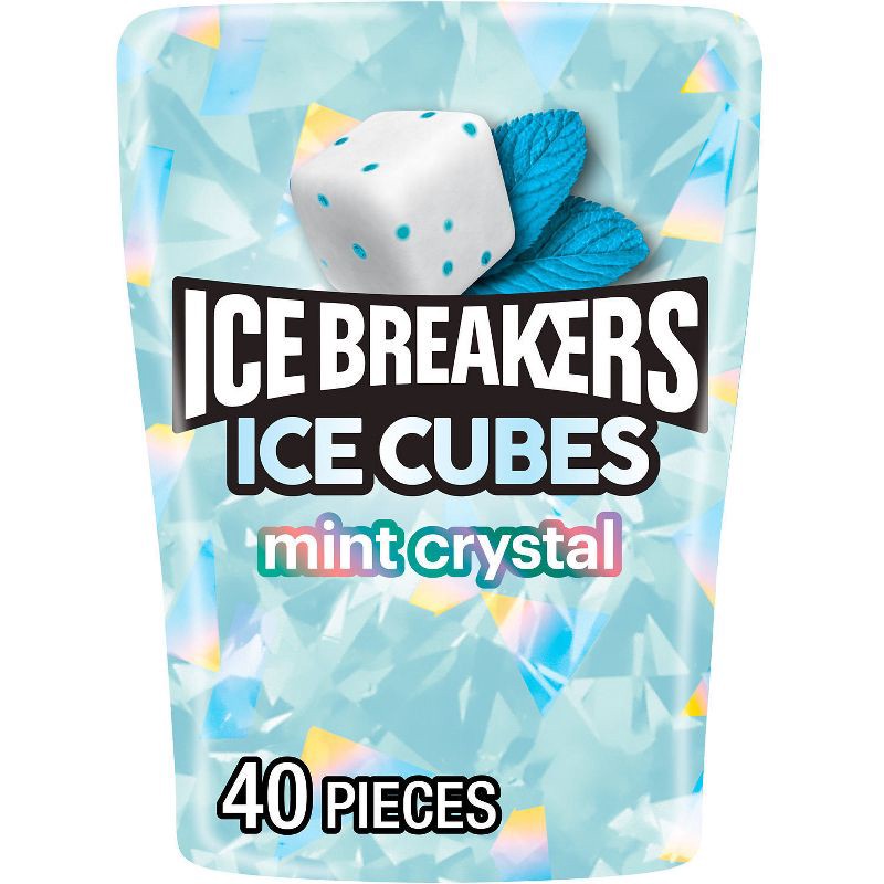 slide 1 of 3, Ice Breakers Ice Cubes Mint Crystal Flavored Gum - 3.24oz, 3.24 oz