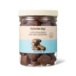 Milk Chocolate Sea Salt Caramels Candy - 25oz - Favorite Day™