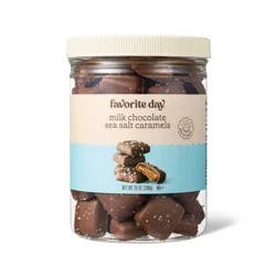 Milk Chocolate Sea Salt Caramels Candy - 25oz - Favorite Day™