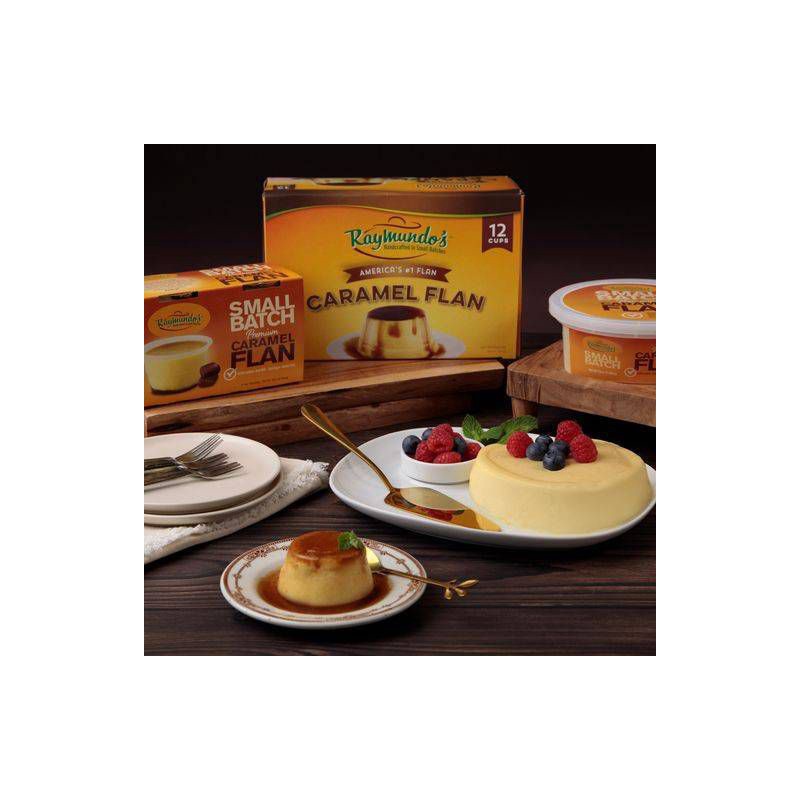 slide 2 of 8, Raymundo's Small Batch Caramel Flan - 24oz/6ct, 6 ct; 24 oz