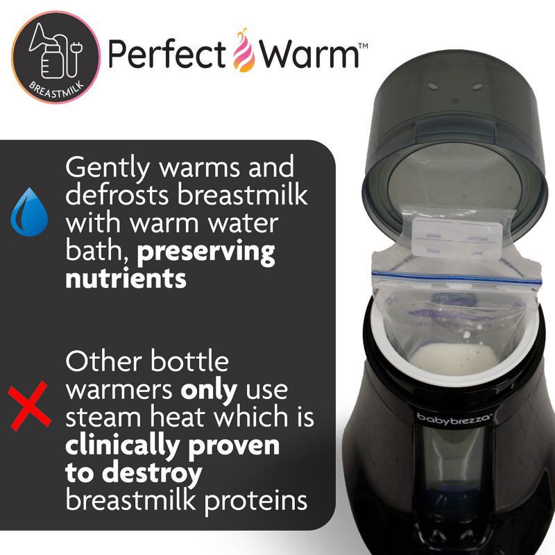 slide 3 of 8, Baby Brezza Bottle + Breast Milk Warmer, 1 ct