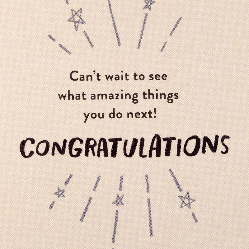 Carlton Cards Graduation Card Congrats Pennant 1 ct Shipt