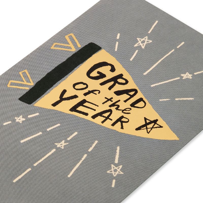 Carlton Cards Graduation Card Congrats Pennant 1 ct Shipt