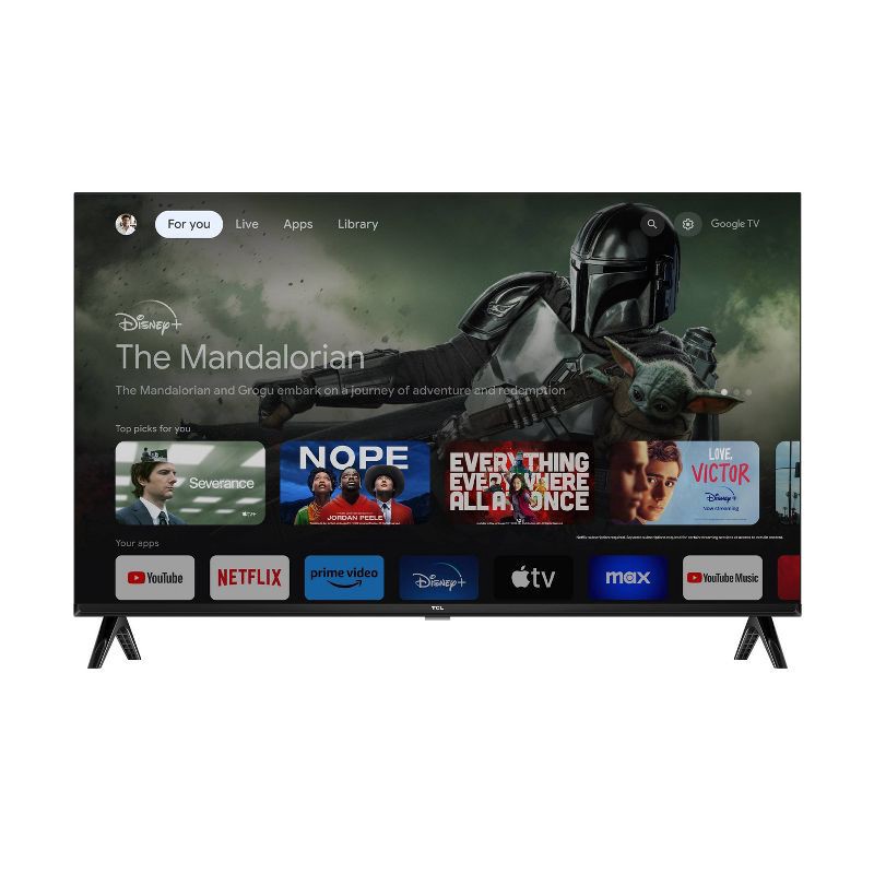 slide 10 of 14, TCL 40" Class S3-Series 1080p HD LED Smart Google TV - 40S350G, 350 gram