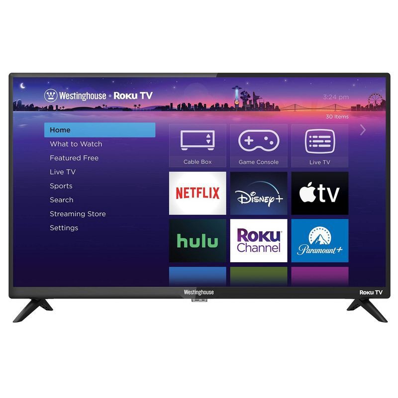 slide 1 of 14, Westinghouse 24" 720p LED Roku Smart TV, 1 ct