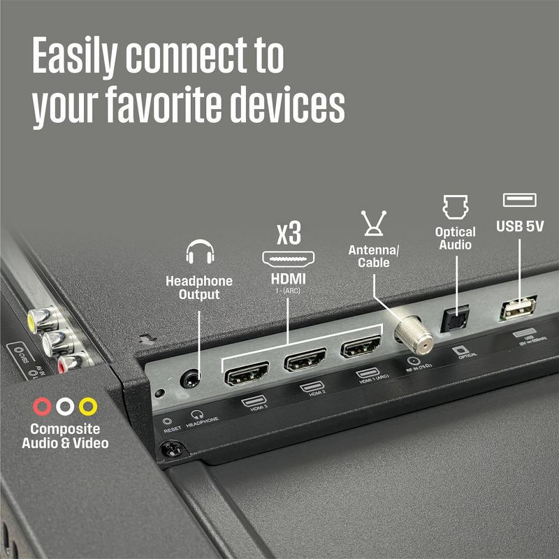 slide 7 of 13, Westinghouse 32" 720p Roku TV, 1 ct