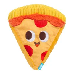 BARK Pizza Face Delivery Bag Dog Toy
