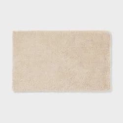 24"x40" Spa Plush Bath Rug Almond - Threshold™