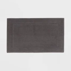 21"x34" Spa Plush Bath Rug Dark Gray - Threshold™