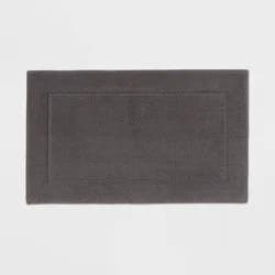 21"x34" Spa Plush Bath Rug Dark Gray - Threshold™