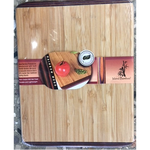 slide 1 of 1, Island Bamboo Rainbow Pakka Bar Board, 7 in