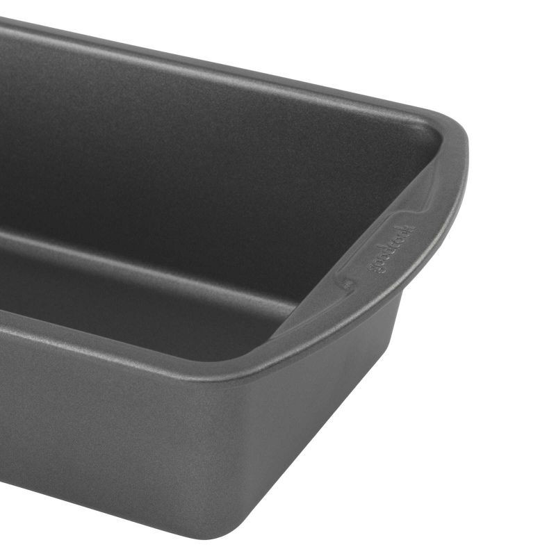 slide 2 of 6, GoodCook 13"x5" XL Nonstick Steel Long Loaf Bread Pan Gray: Banana Bread & Meatloaf Baking Pan, Dishwasher-Safe, 1 ct