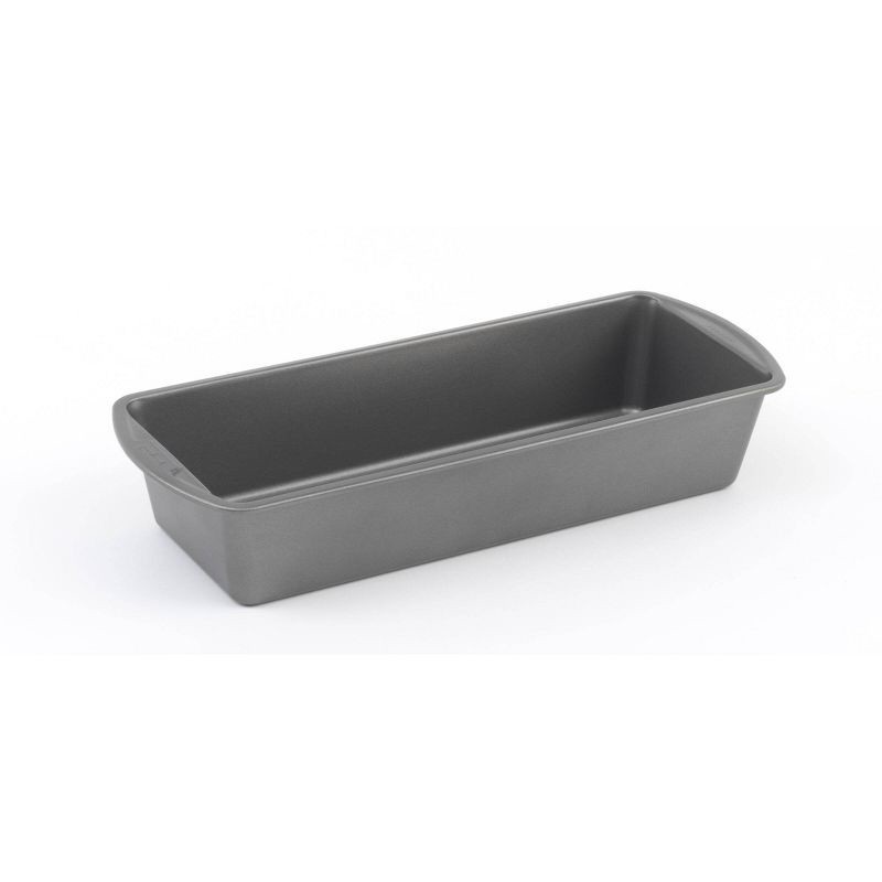 slide 3 of 6, GoodCook 13"x5" XL Nonstick Steel Long Loaf Bread Pan Gray: Banana Bread & Meatloaf Baking Pan, Dishwasher-Safe, 1 ct