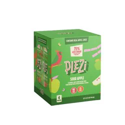 Plezi Sour Apple Flavored Drink - 4pk/8 fl oz Boxes