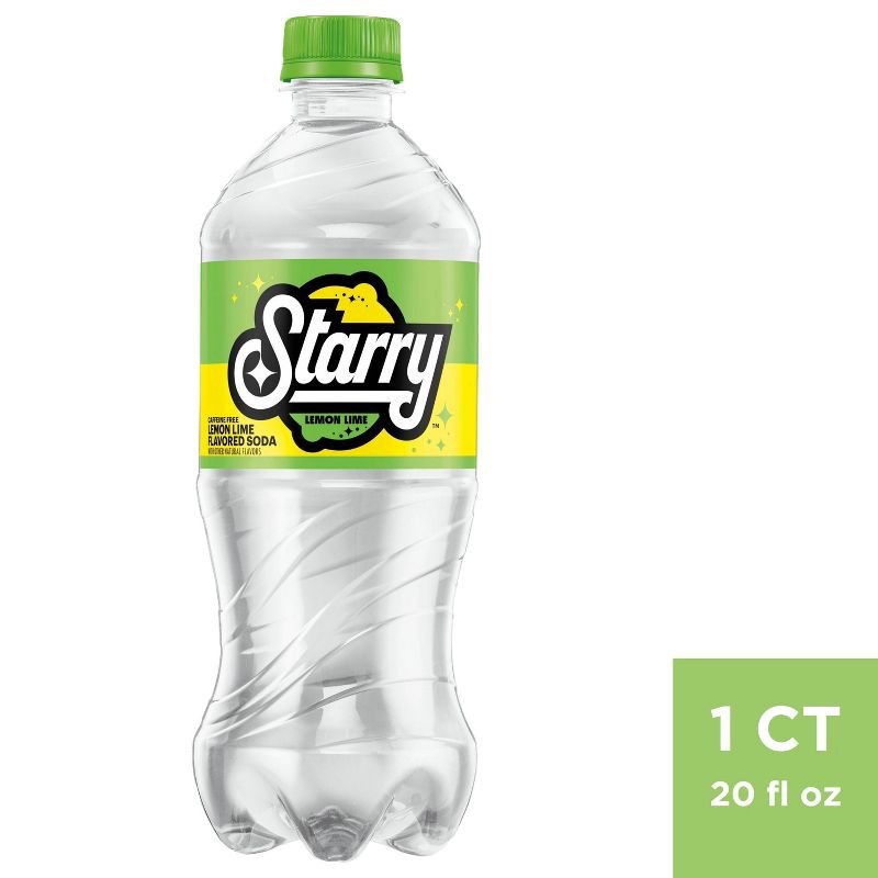 slide 1 of 4, Starry Lemon Lime Soda - 20 fl oz Bottle, 20 fl oz