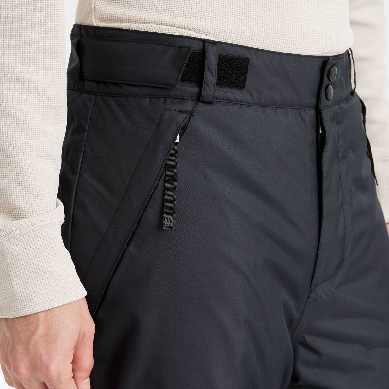 Men's Snow Pants - All in Motion Black S 1 ct