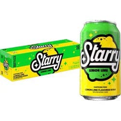 Starry Lemon Lime Soda - 12pk/12 fl oz Cans