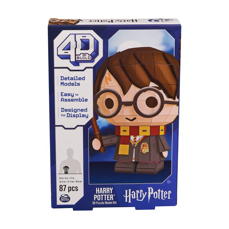 slide 7 of 9, 4D BUILD - Harry Potter Model Kit Puzzle 87pc, 87 ct