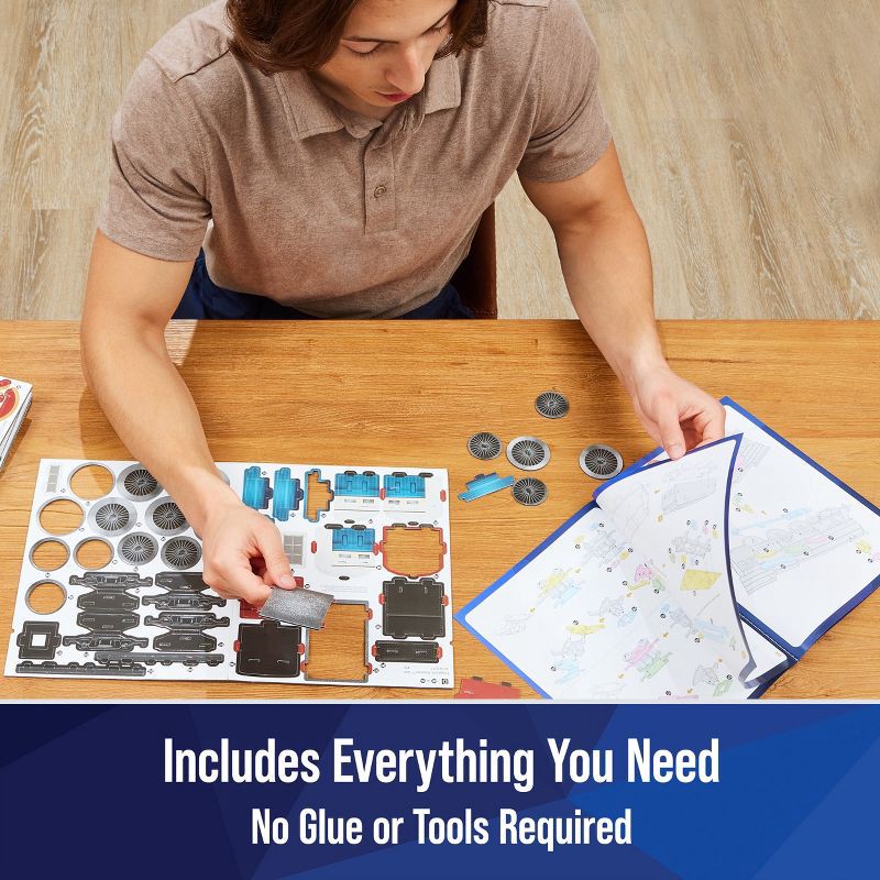 slide 3 of 10, 4D BUILD - Harry Potter Hogwarts Express Model Kit Puzzle 181pc, 181 ct