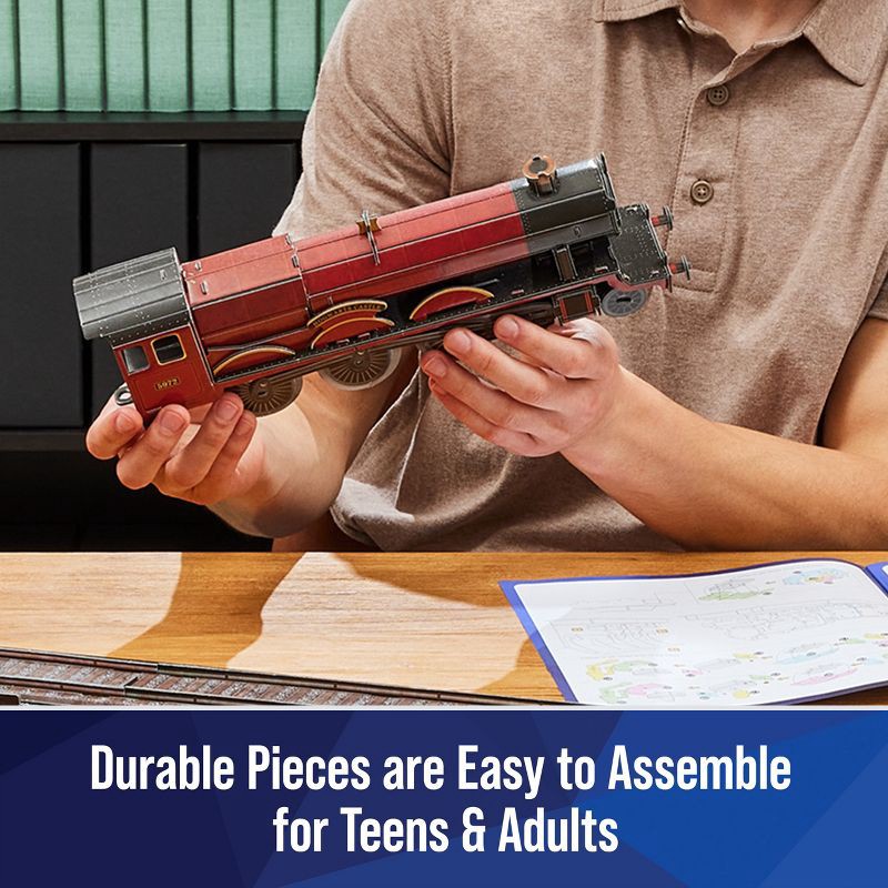 slide 4 of 10, 4D BUILD - Harry Potter Hogwarts Express Model Kit Puzzle 181pc, 181 ct