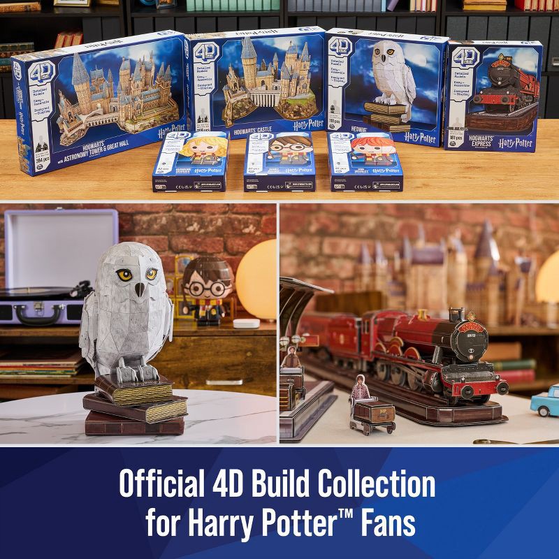 slide 6 of 10, 4D BUILD - Harry Potter Hogwarts Express Model Kit Puzzle 181pc, 181 ct