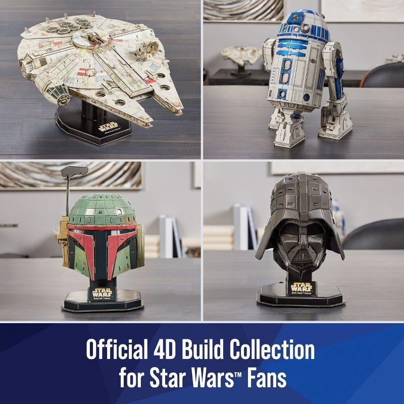 slide 6 of 10, 4D BUILD - Star Wars T-65 X-Wing Starfighter Model Kit Puzzle 160pc, 160 ct