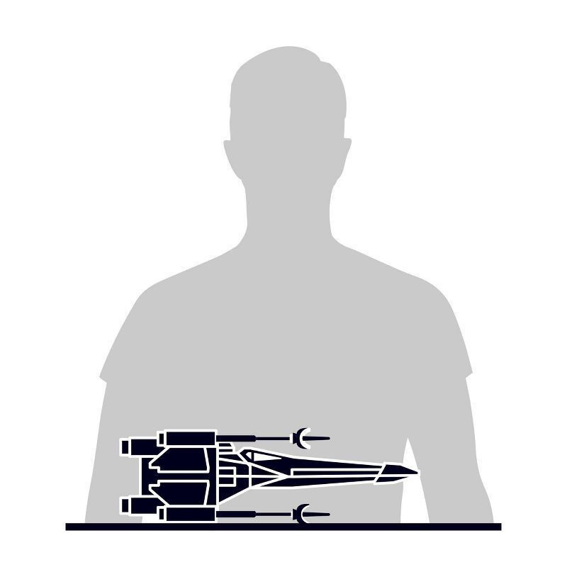 slide 8 of 10, 4D BUILD - Star Wars T-65 X-Wing Starfighter Model Kit Puzzle 160pc, 160 ct