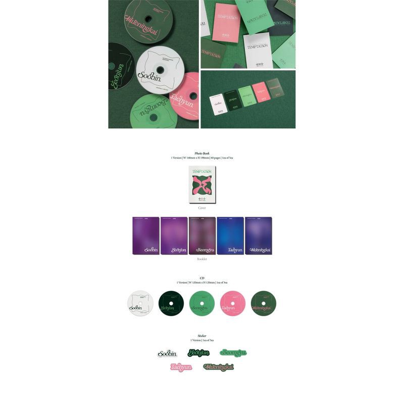 slide 3 of 5, Universal Music Group TOMORROW X TOGETHER - The Name Chapter: TEMPTATION (Lullaby) (CD), 1 ct