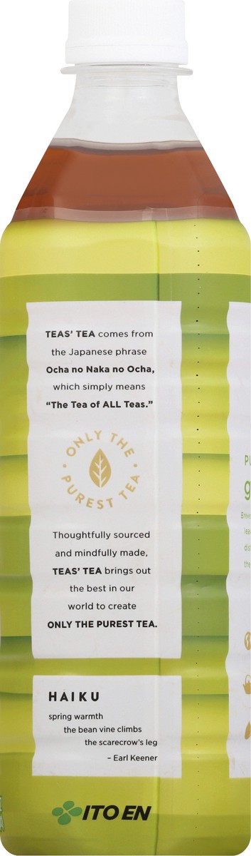 slide 8 of 9, Teas' Tea Organic Unsweetened Pure & Smooth Unsweetened Green Tea 16.9 oz, 16.9 oz