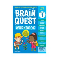 Brain Quest Workbook: 1st Grade Revised Edition - (Brain Quest Workbooks) by Workman Publishing (Paperback)