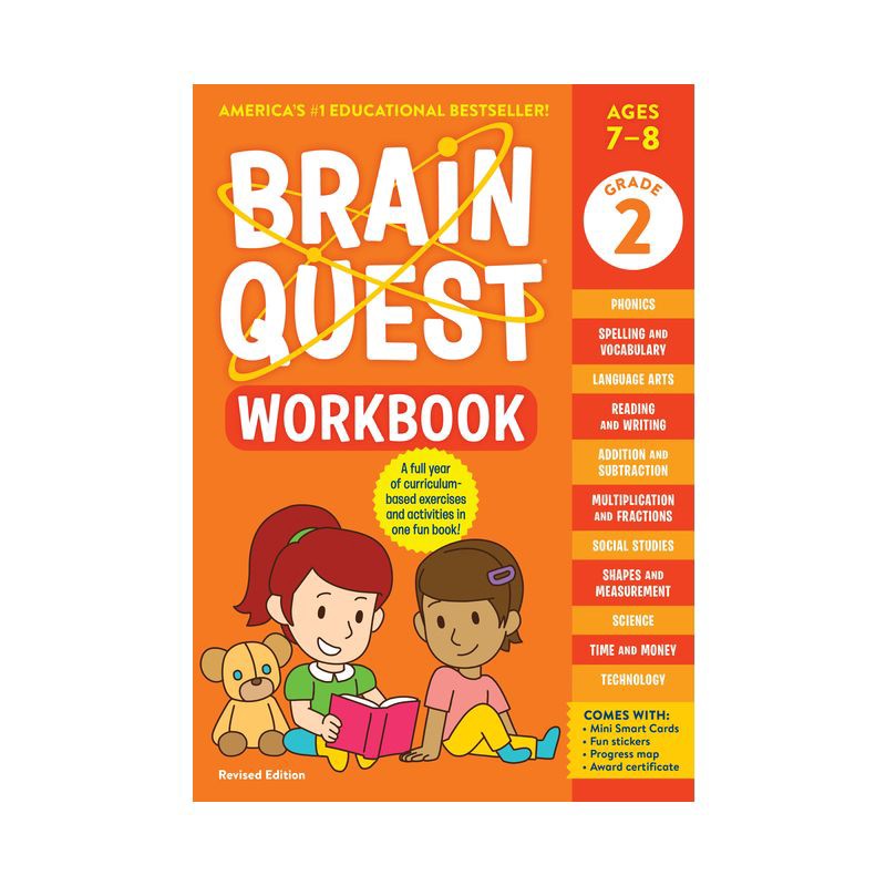 slide 1 of 1, Brain Quest Workbook: 2nd Grade Revised Edition - (Brain Quest Workbooks) by Workman Publishing (Paperback), 1 ct