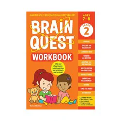Brain Quest Workbook: 2nd Grade Revised Edition - (Brain Quest Workbooks) by Workman Publishing (Paperback)