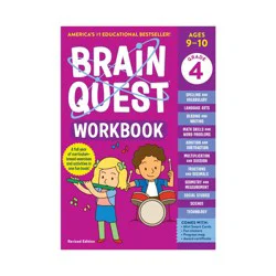 Brain Quest Workbook: 4th Grade Revised Edition - (Brain Quest Workbooks) by Workman Publishing (Paperback)